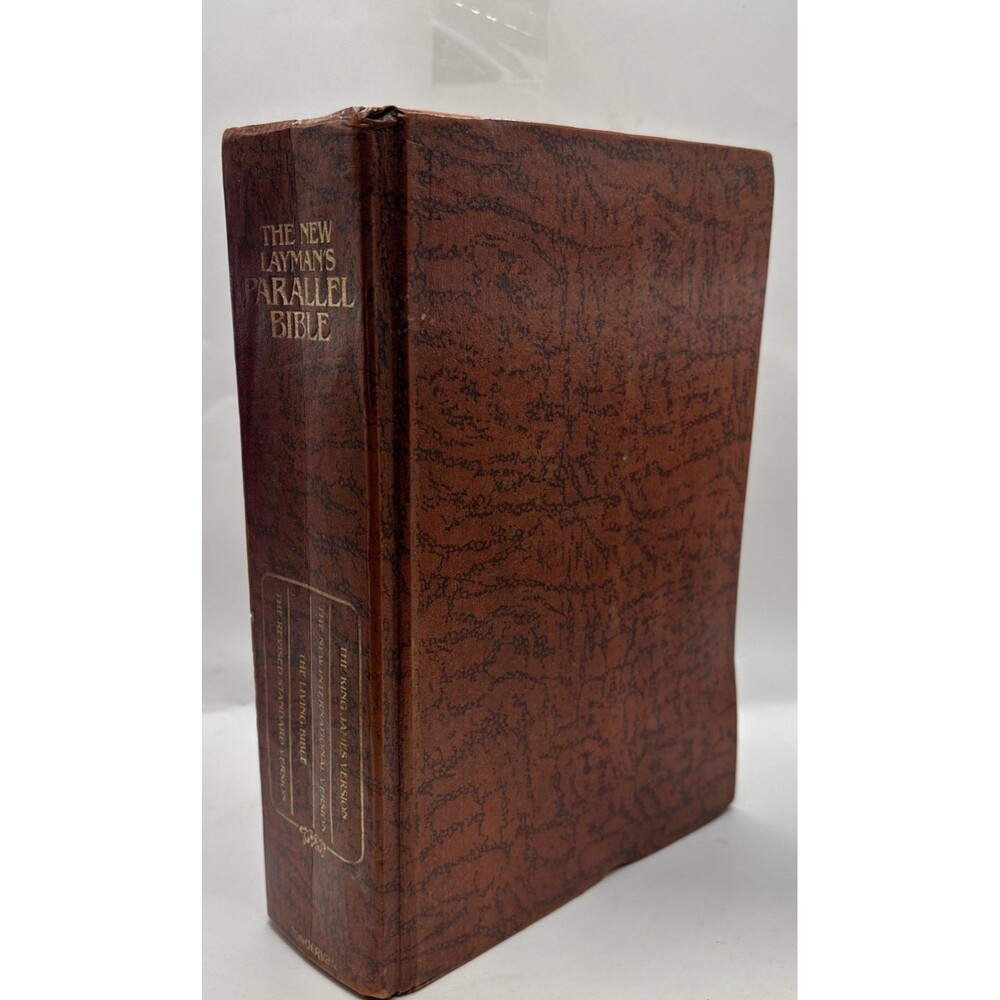 The New Layman's Parallel Bible KJV NIV Living Bible RSV 1981 Zondervan HC